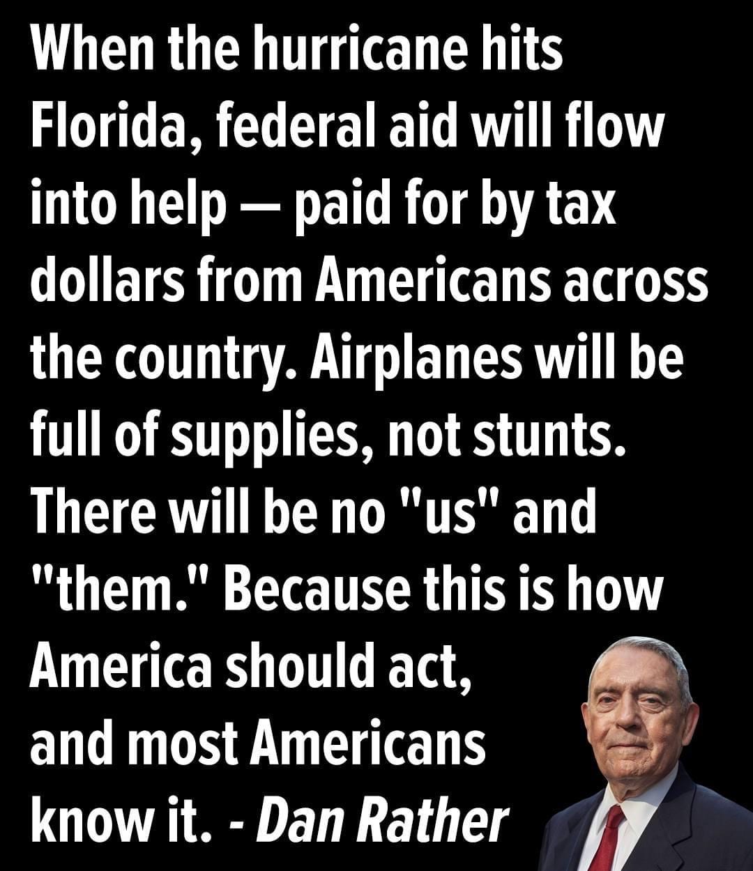Dan Rather on What Happens When The Hurricane Hits Florida