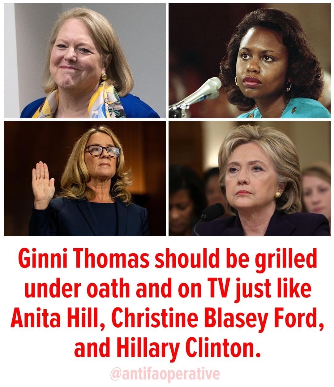 Grill Ginni Thomas on TV