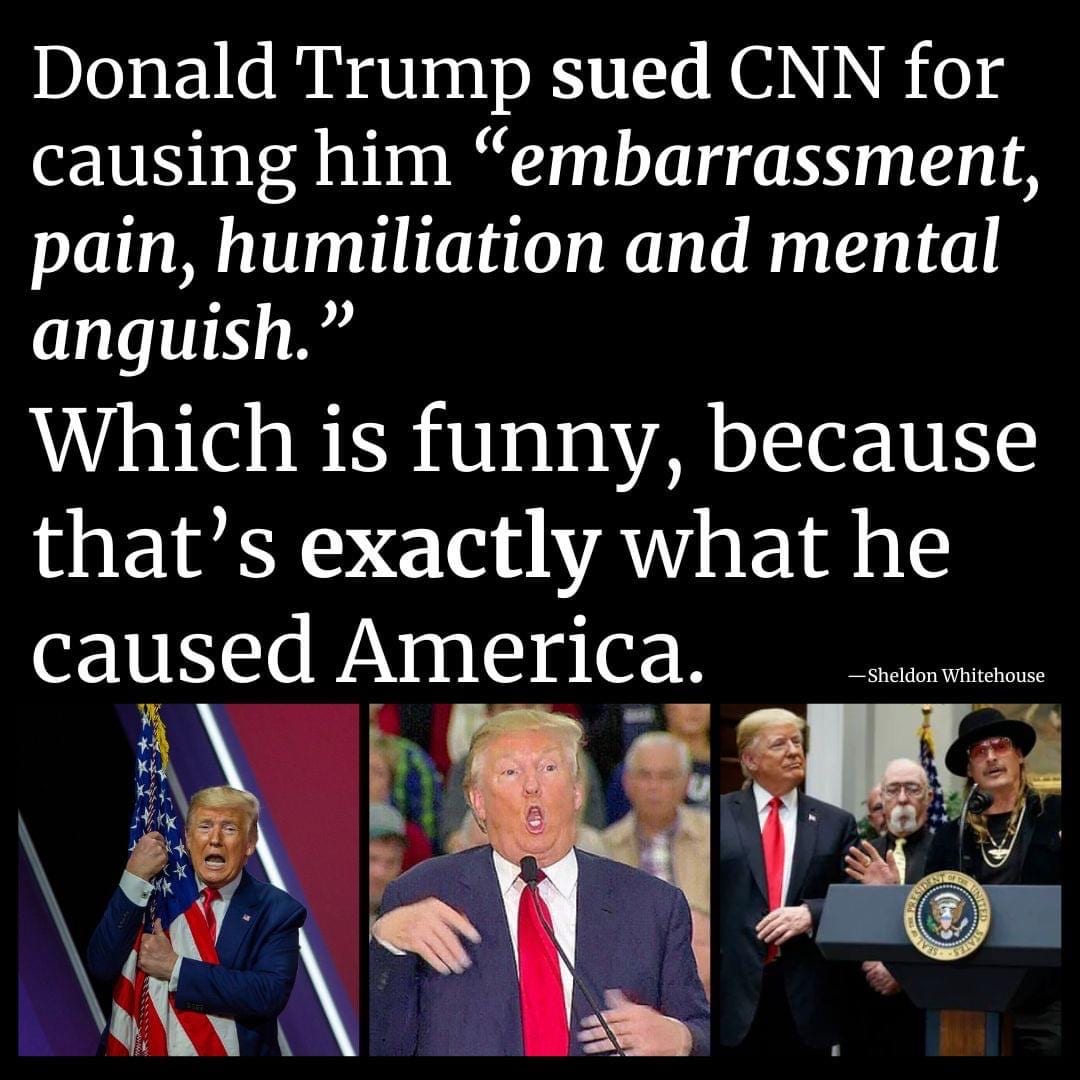 If Only America Could Sue Trump For What He's Done