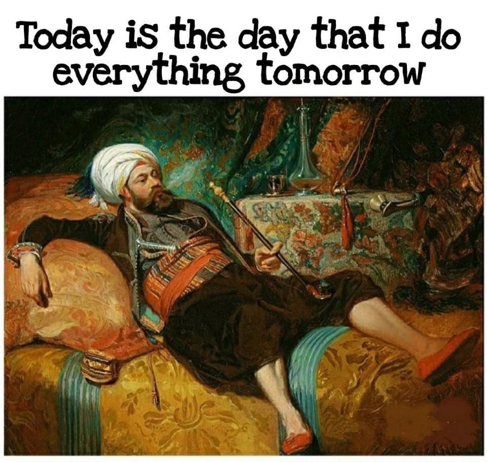 Procrastination is This