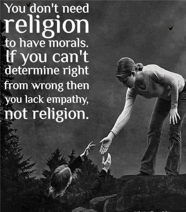Right From Wrong Comes From Empathy, Not Religion