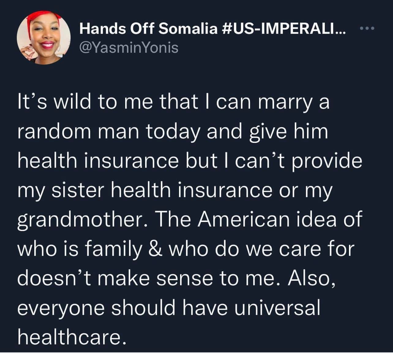 U.S. Healthcare for Family Means What?