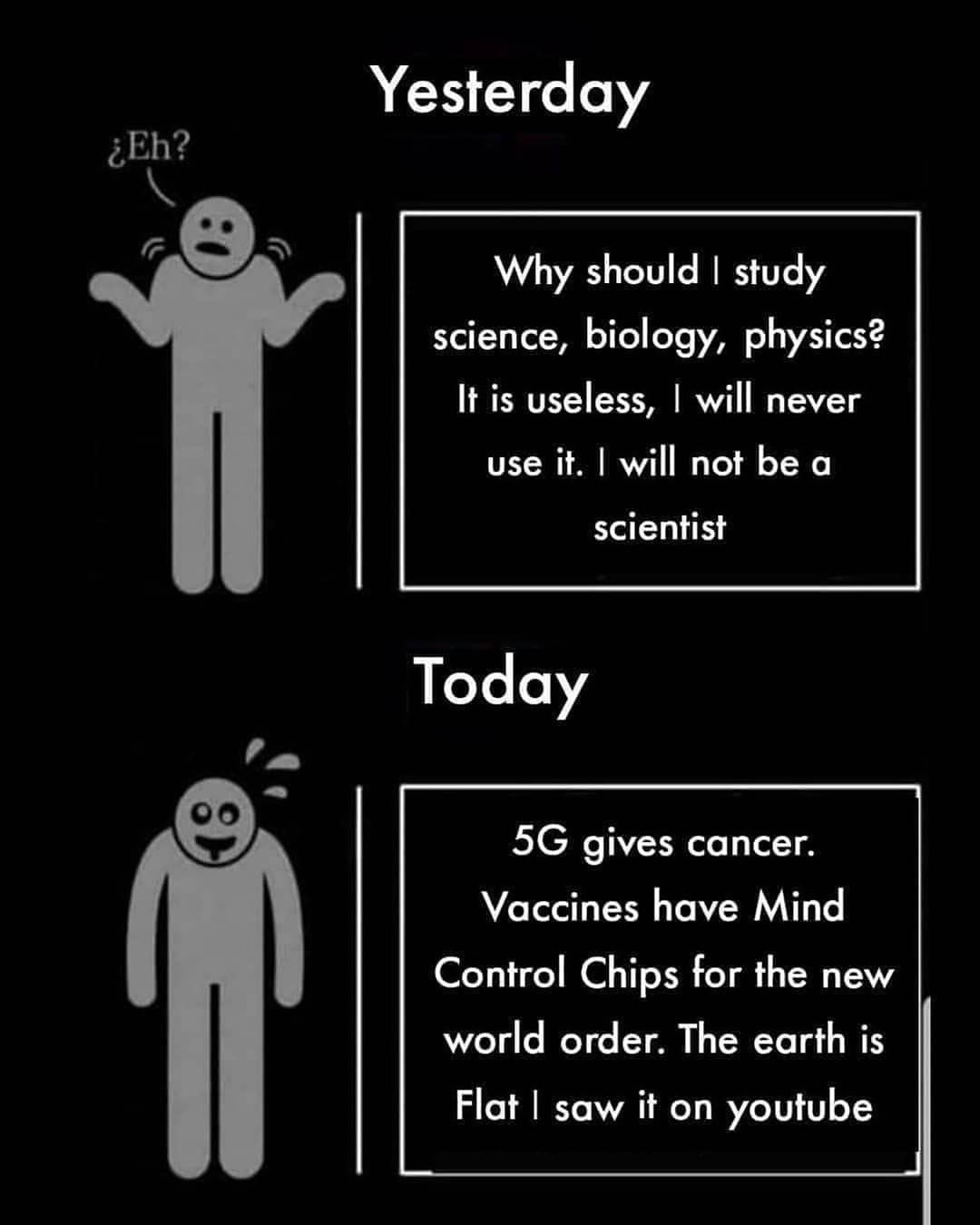 Why should I study science, biology, physics? It is useless, I will never use it. I will not be a scientist.