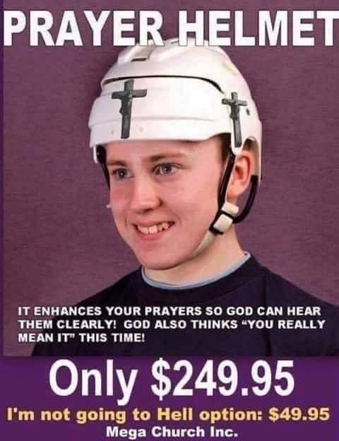 Get Your Prayer Helmet To Amp Your Message To God