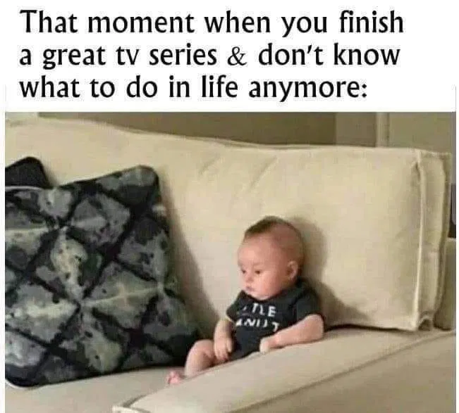 The Misery of Finishing an Excellent Television Series