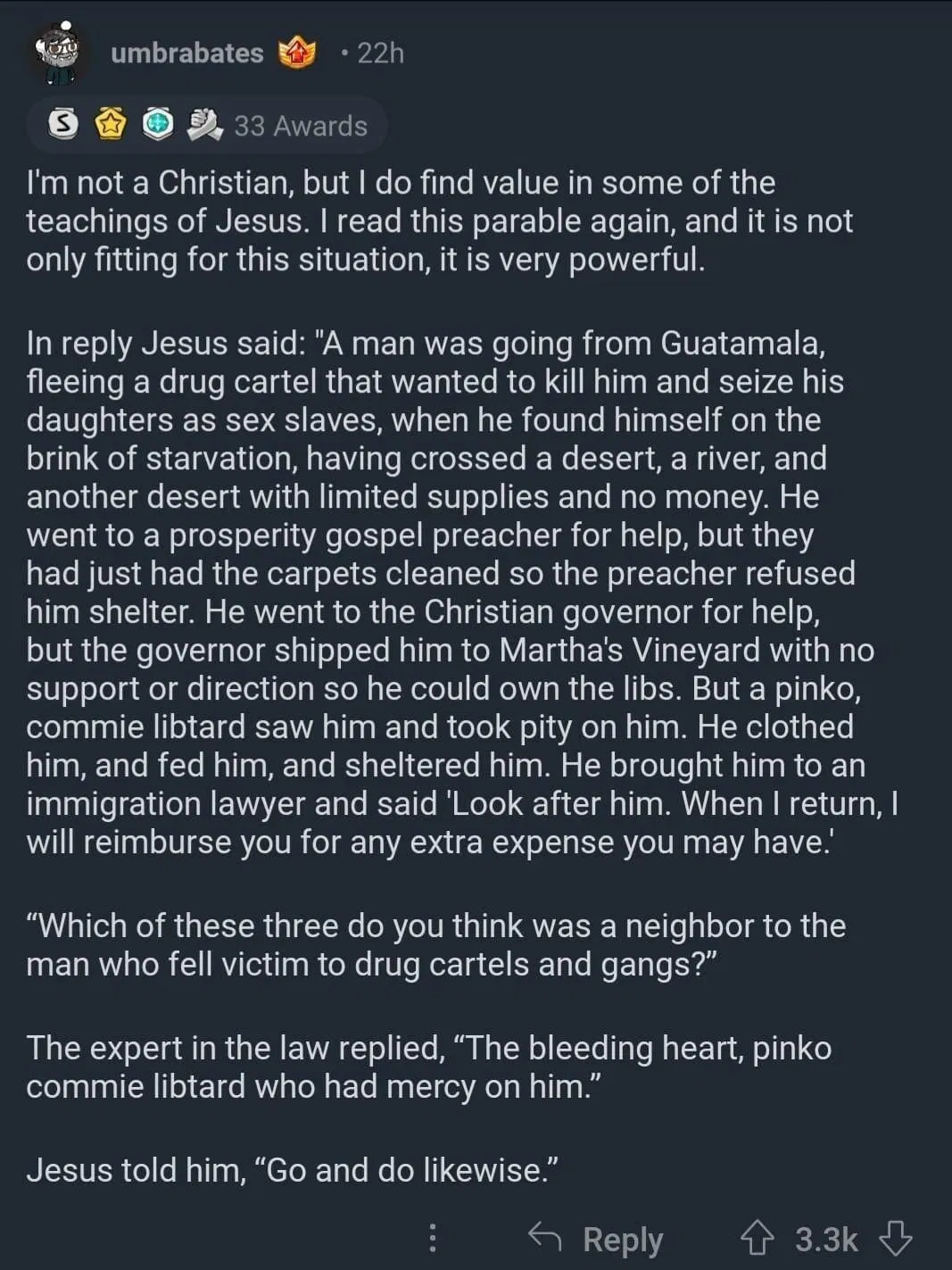 Bleeding Heart, Pinko Commie Libtard Who Had Mercy